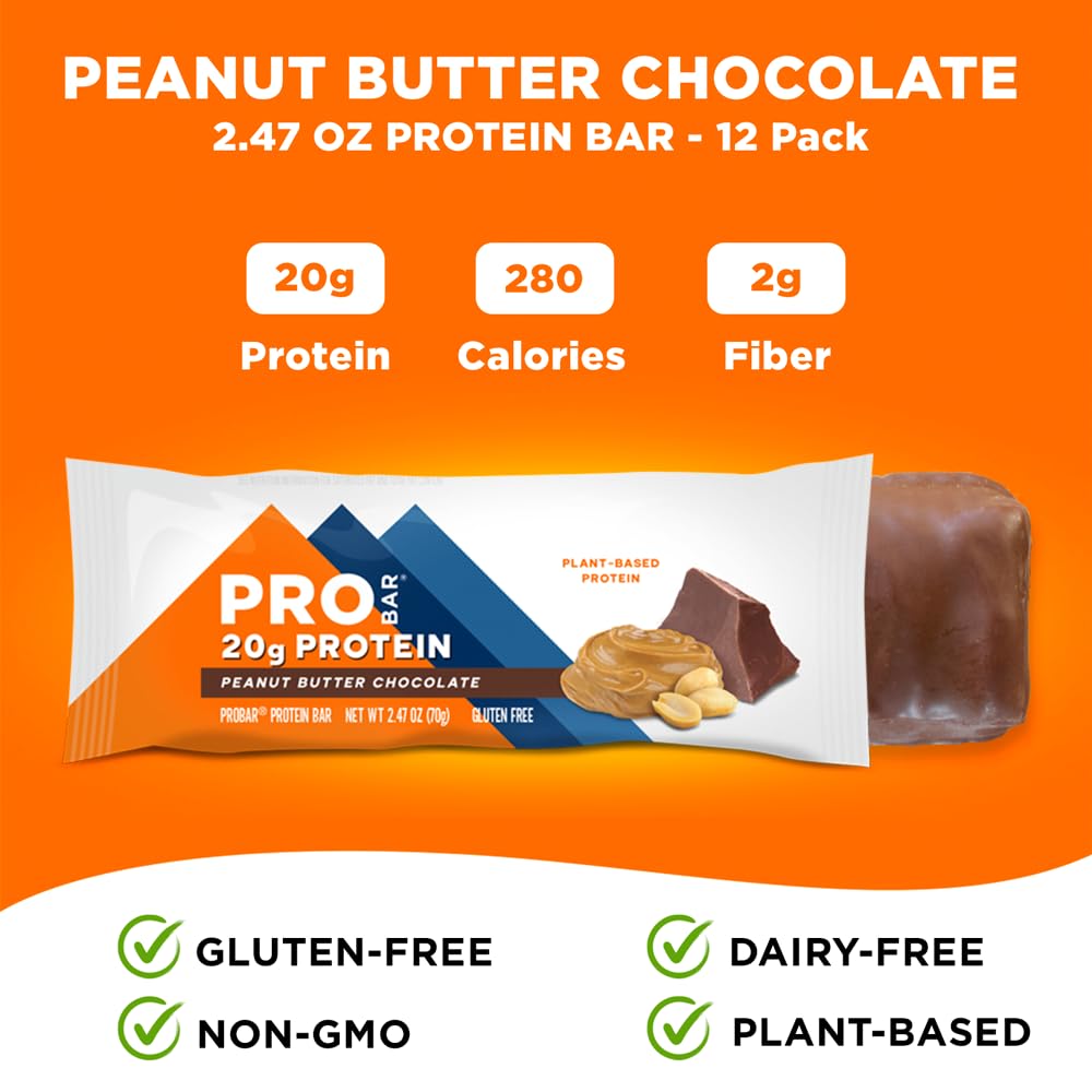 PROBAR Protein Bar gluten-free and dairy-free, ideal for diverse diets.