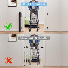 probebi retractable gate for indoor outdoor use on porch