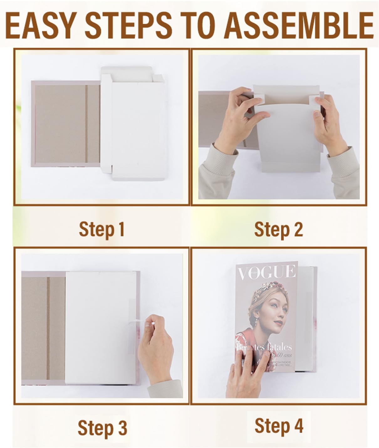 PROBENEX Luxe Large stacked display boxes creating editorial shelf vignette.