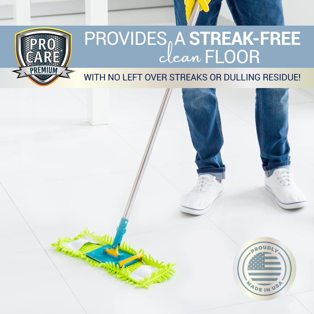 ProCare Floor Cleaner dilution chart enables easy mixing for cost-effective mopping