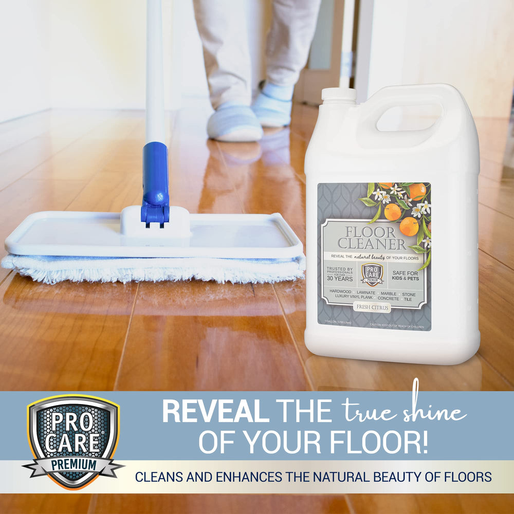 ProCare tile cleaning focus shows effective dirt removal from tile floors