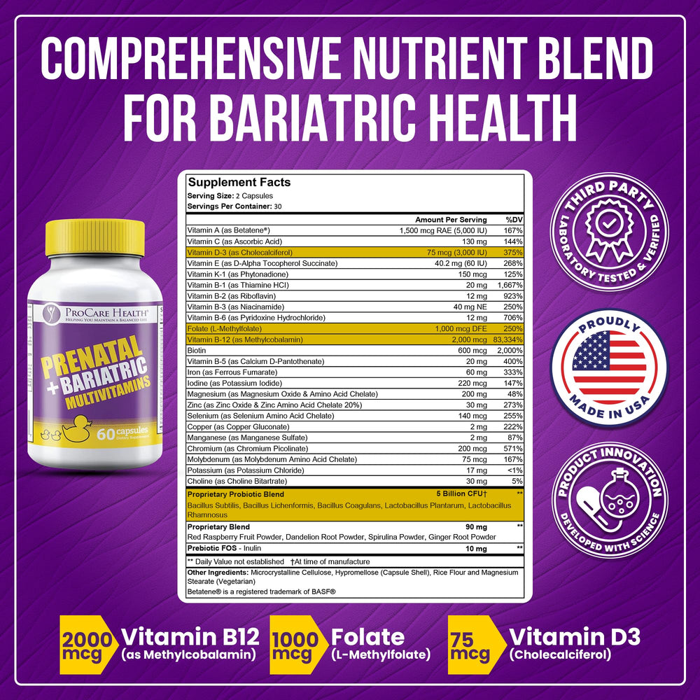 ProCare Health capsules closeup — easy-to-swallow design for comfortable supplementation