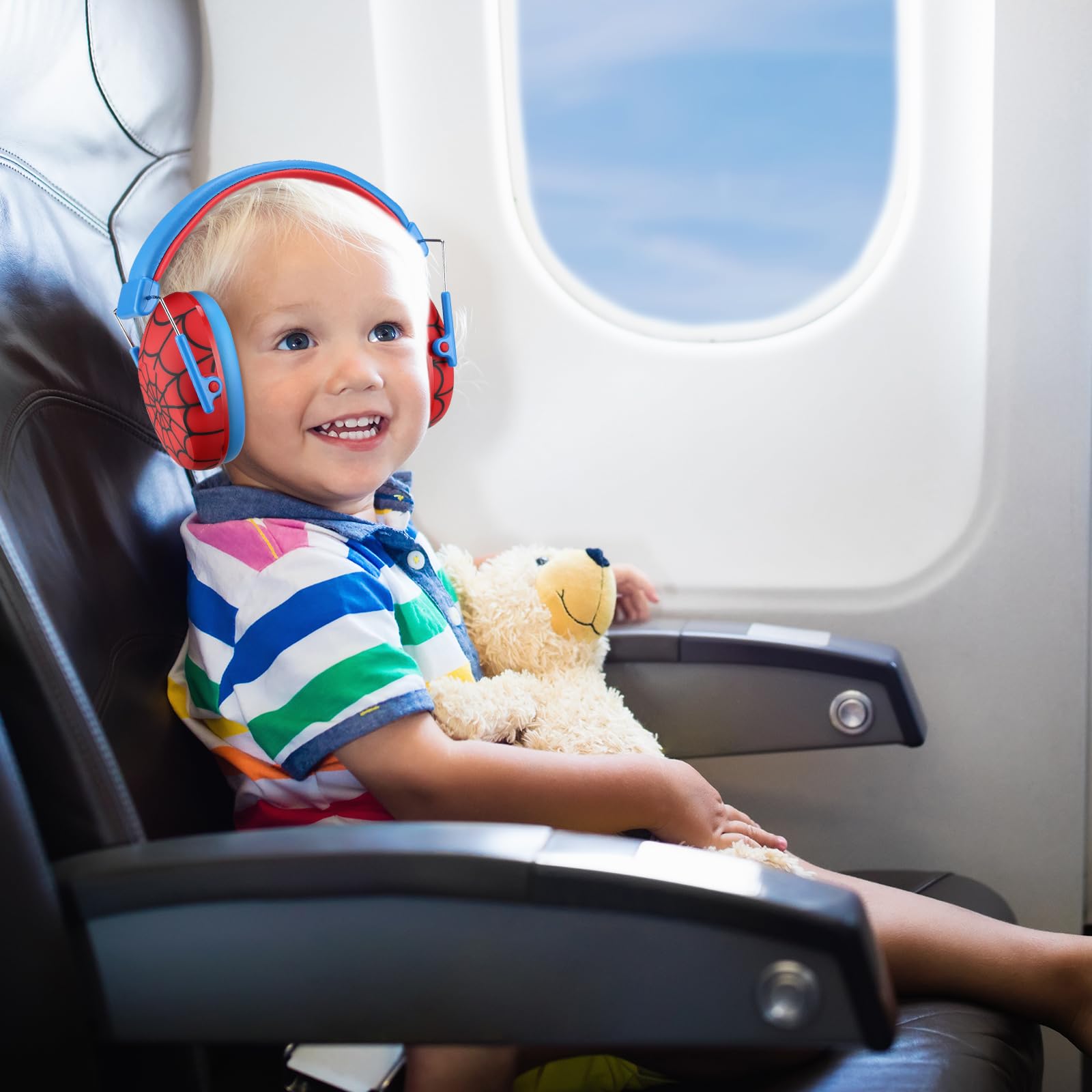 ProCase adjustable headband provides secure fit across ages.