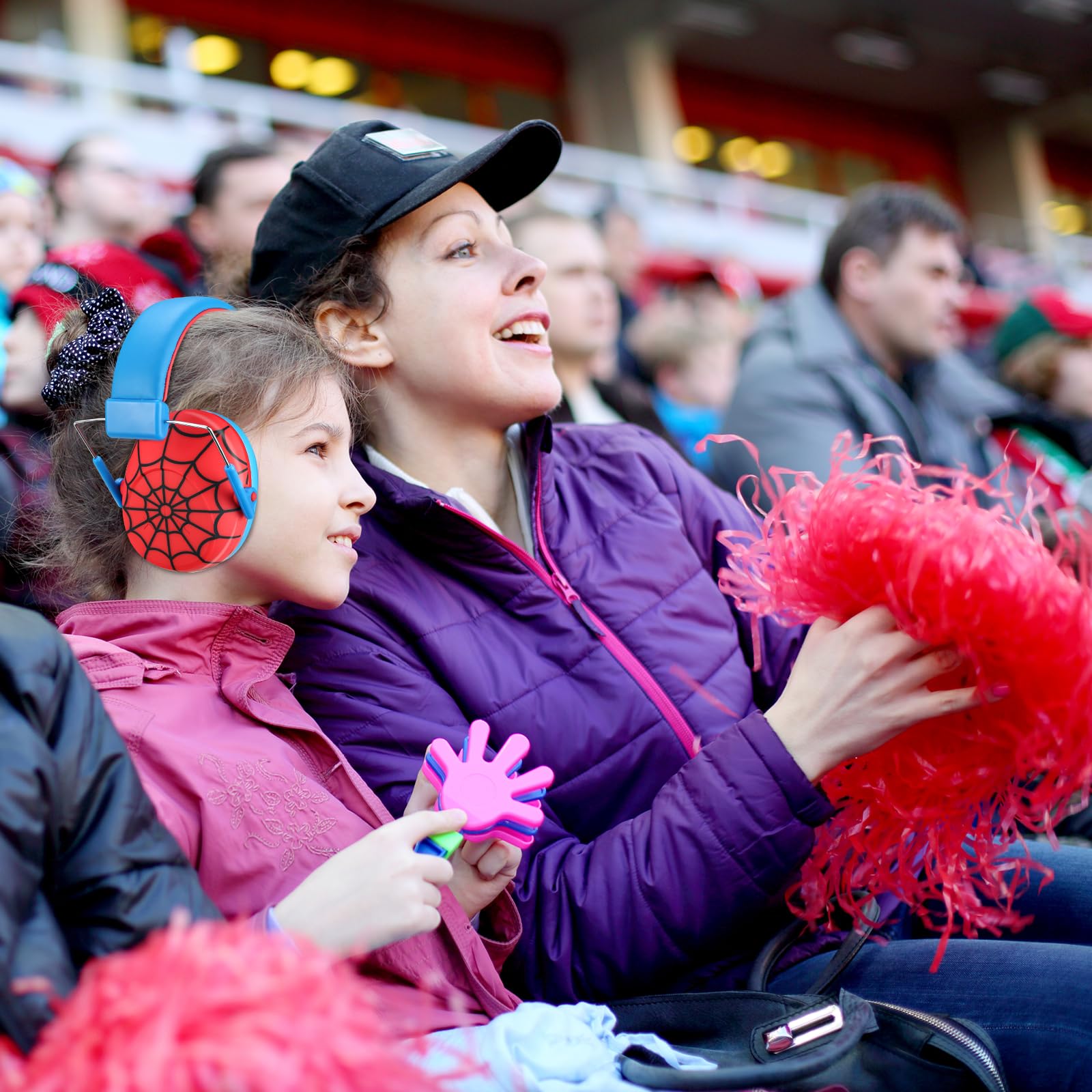 ProCase earmuffs with adjustable cups grow with a child for better fit.