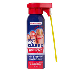 ProClearz Laser Spray bottle pour enables easy, mess-free application.