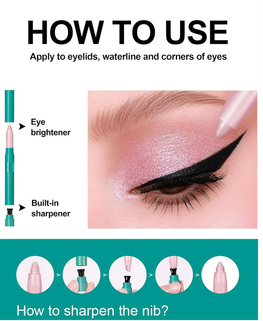 ProCover Eyeshadow Stick Waterproof Swirl demonstrates smudge proof long wear