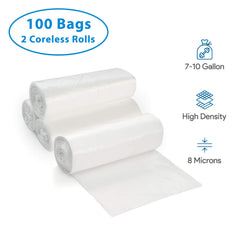 ProCure 8 micron thin high-density bag ideal for light waste and recycling.