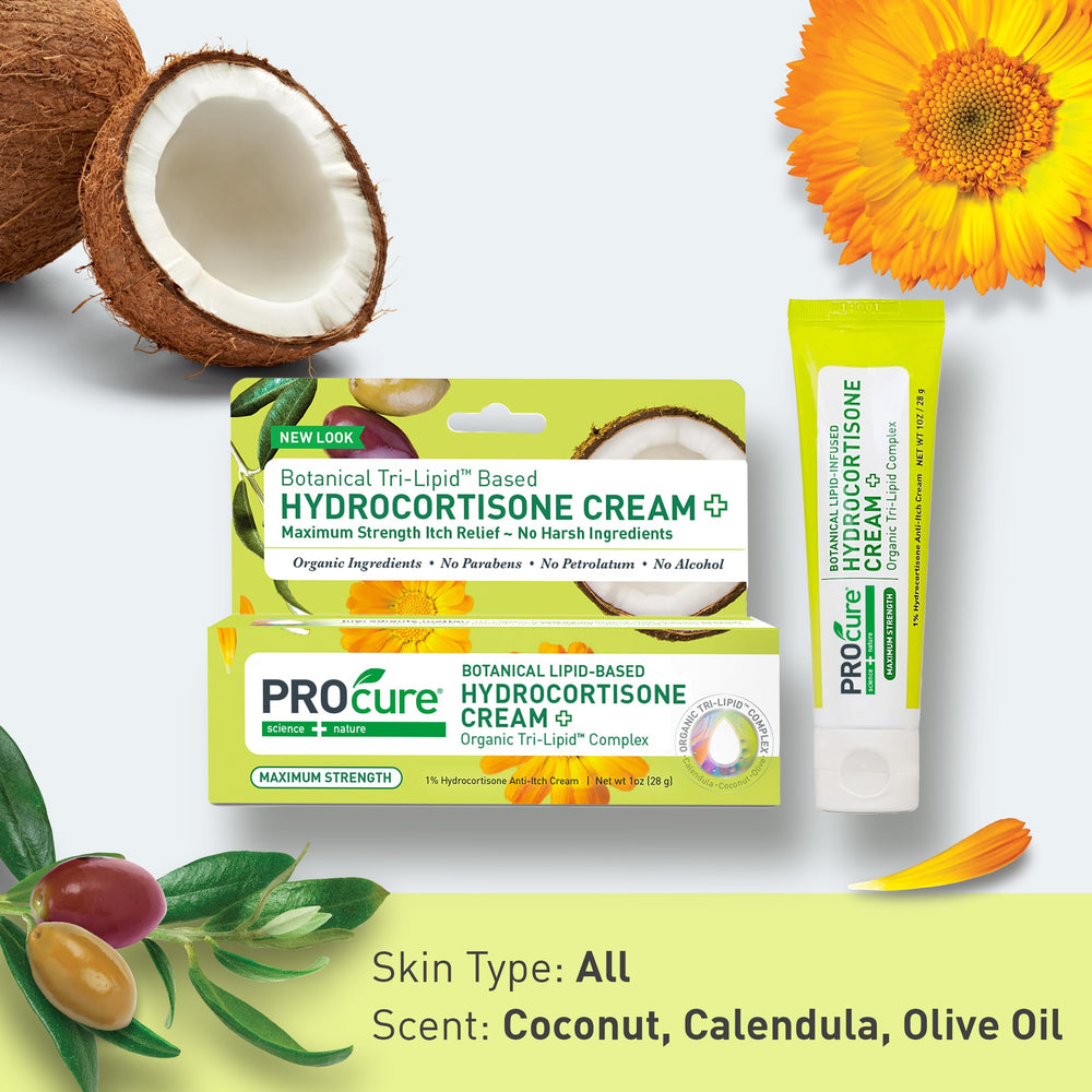 PROcure applying cream on skin for minor irritations