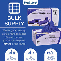 Procure medical exam gloves ambidextrous with textured fingertips for precise handling.