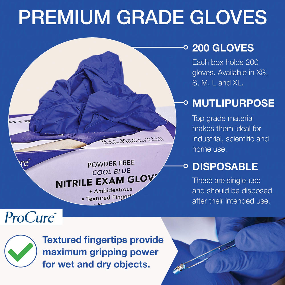 Procure nitrile gloves latex free and powder free for allergy friendly comfort.