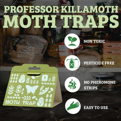 Professor Killamoth pack on counter shows easy setup in minutes.
