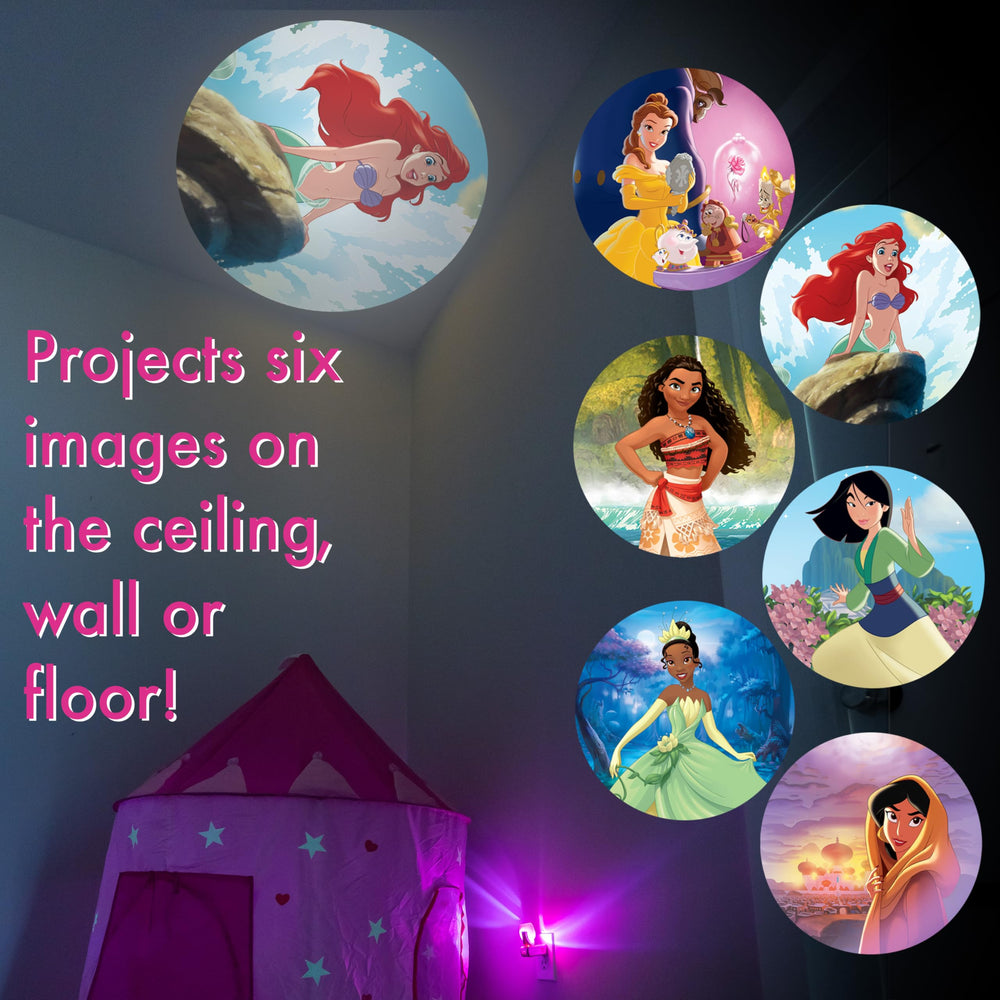 Projectables Disney Princess Night Light makes bedtime a playful, soothing routine.