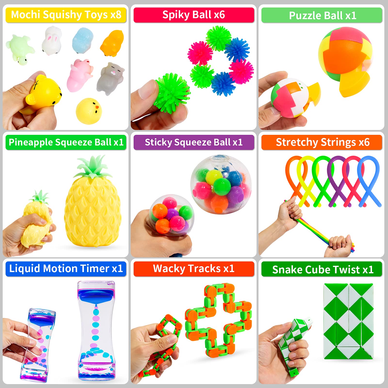 PROJOYOU magic rainbow ball with vibrant colors to engage senses during play