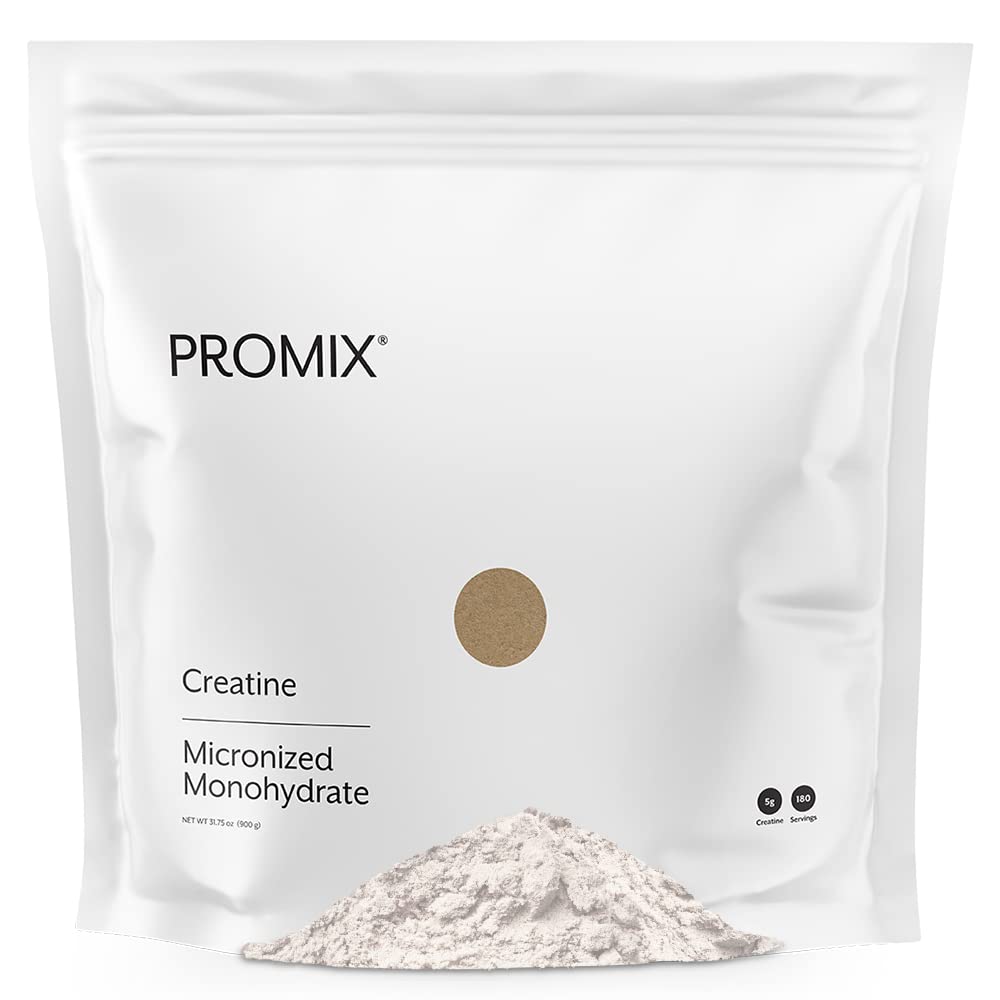 Promix Nutrition Creatine Monohydrate powder bottle for clean strength training support