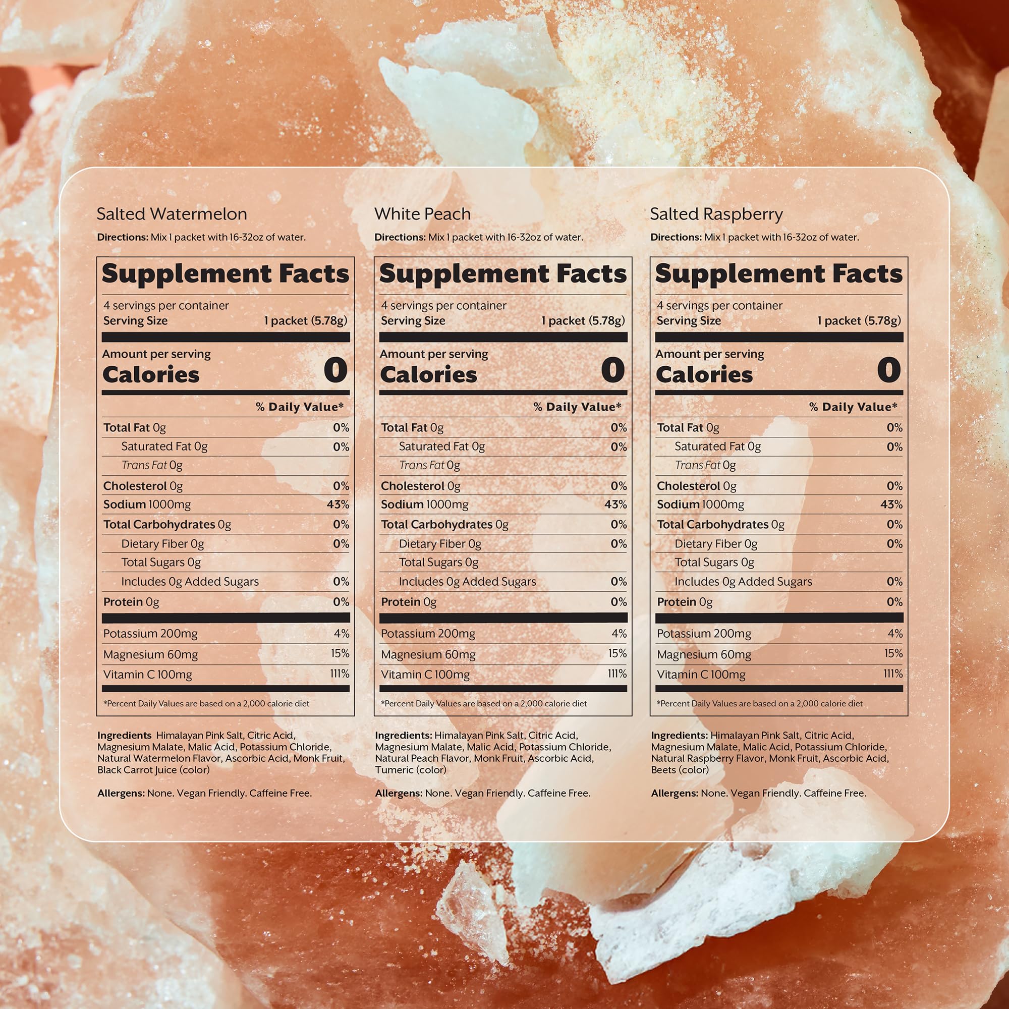 Promix Nutrition Electrolytes packets showing magnesium and potassium for electrolyte balance