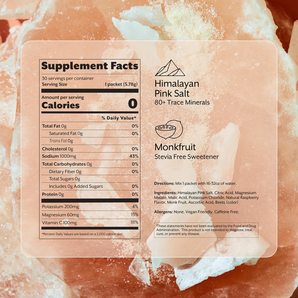 Pour Promix Raspberry electrolytes into water for quick, refreshing hydration
