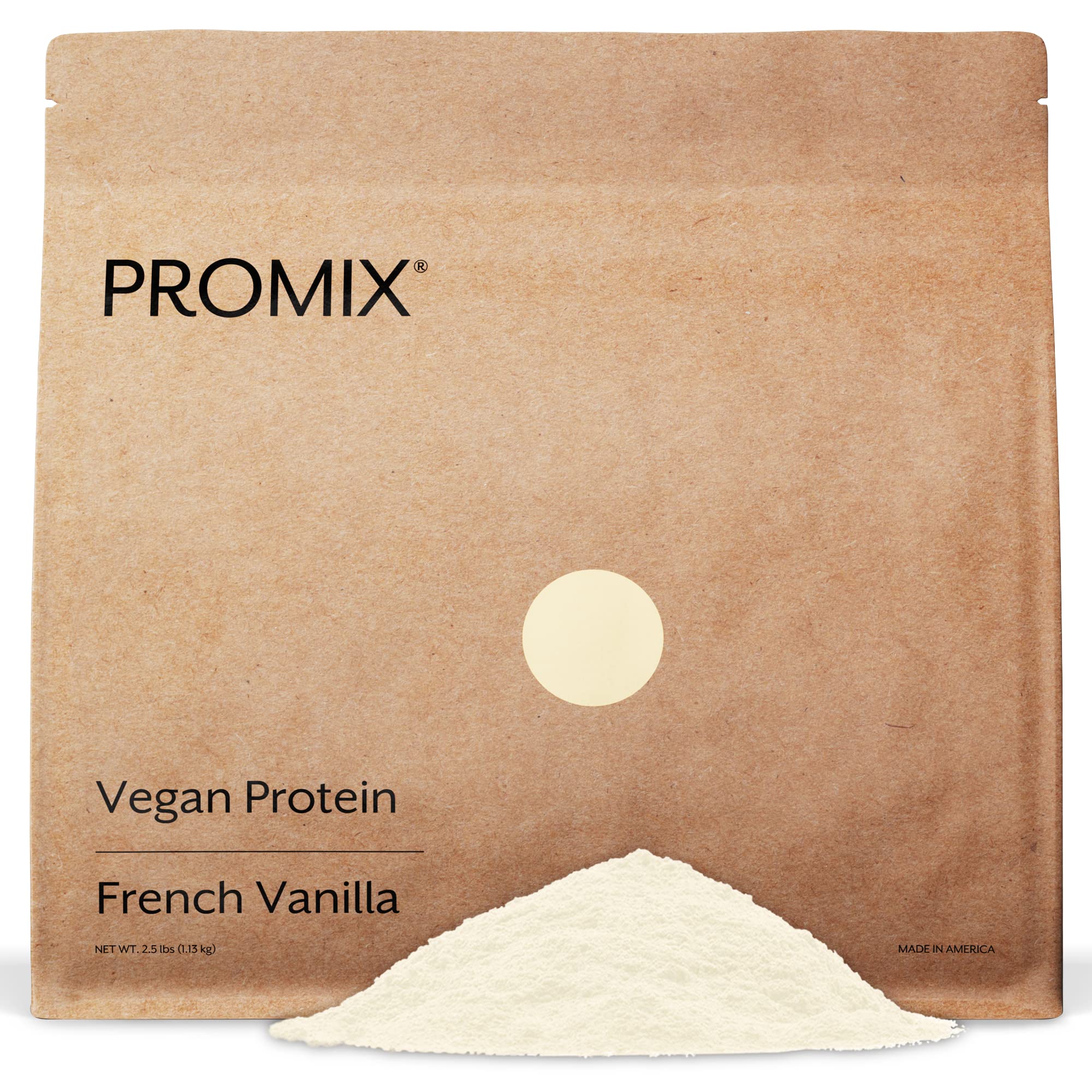 ProMix Nutrition plant-based vanilla protein canister for post-workout recovery