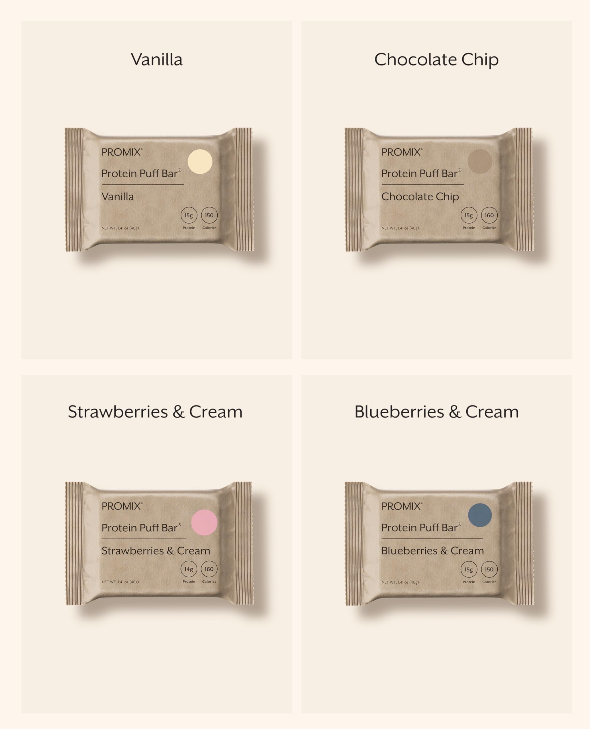 ProMix chocolate flavor bar with rich cocoa and marshmallow bite