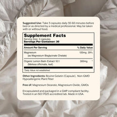 Promix Nutrition Relax magnesium bisglycinate capsule supports muscle recovery and gentle digestion.