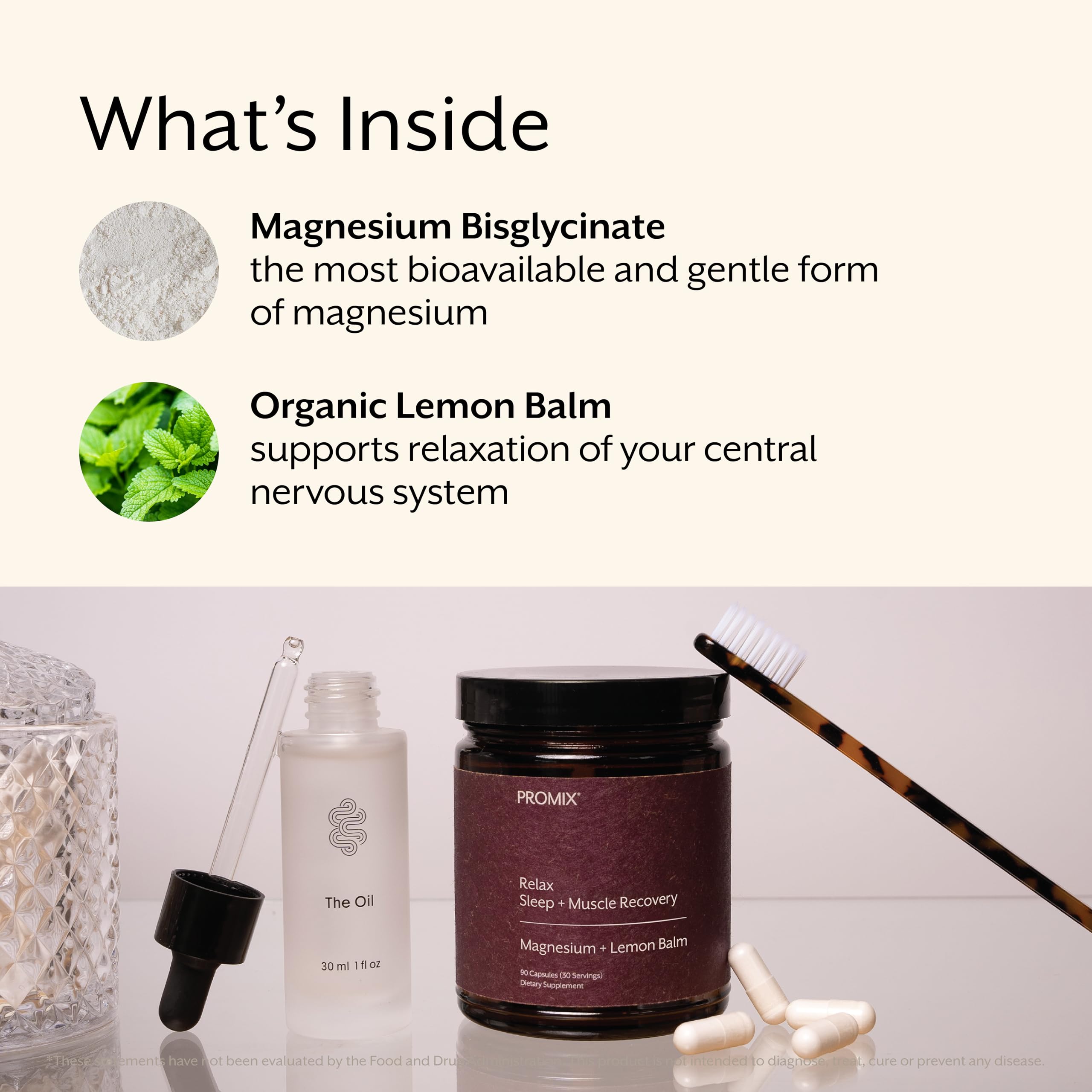 Promix Nutrition Relax night ritual scene showing calm moment before bed.