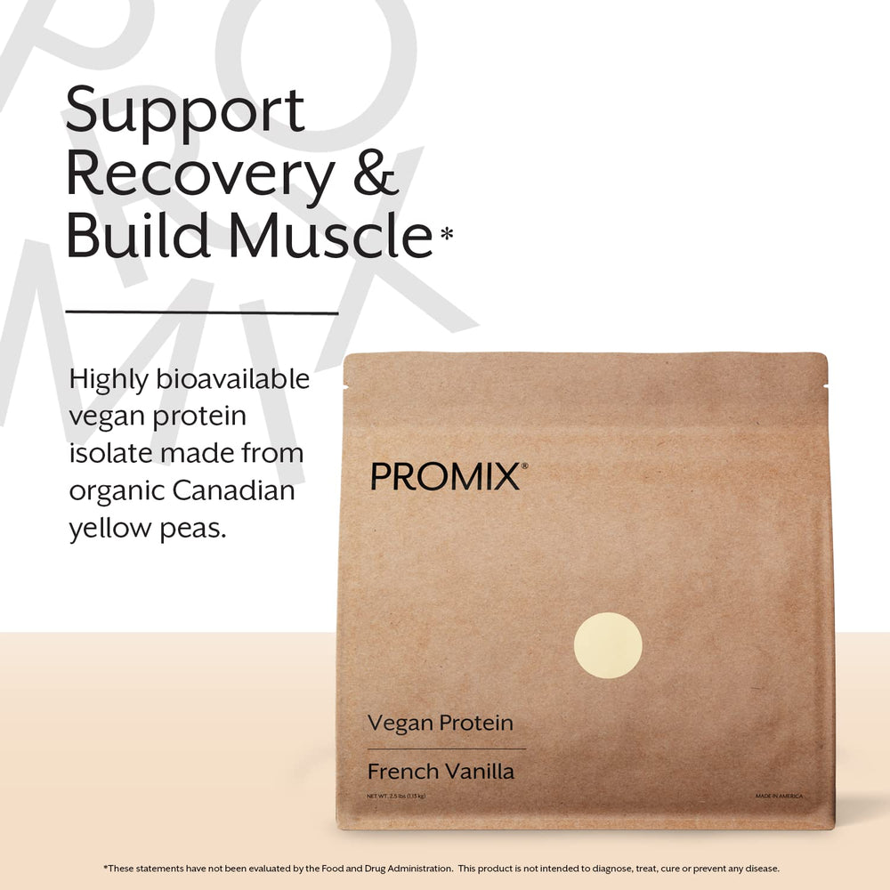ProMix Nutrition vanilla vegan protein shake for smooth blending