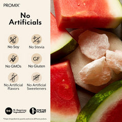 Promix packaging highlighting traceable North American ingredients and batch testing
