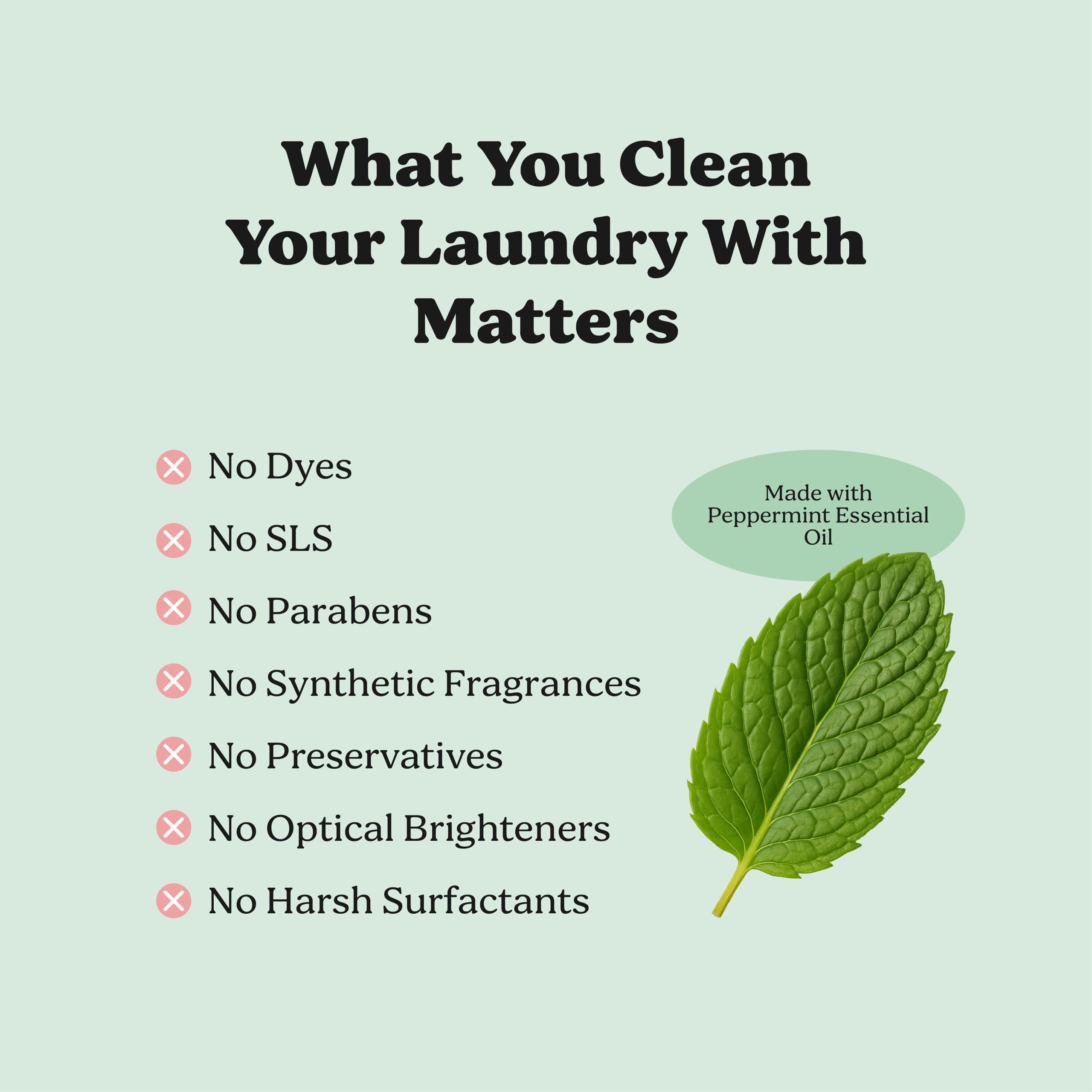 Pronounce laundry powder dissolving in water to prevent residue on fabrics.