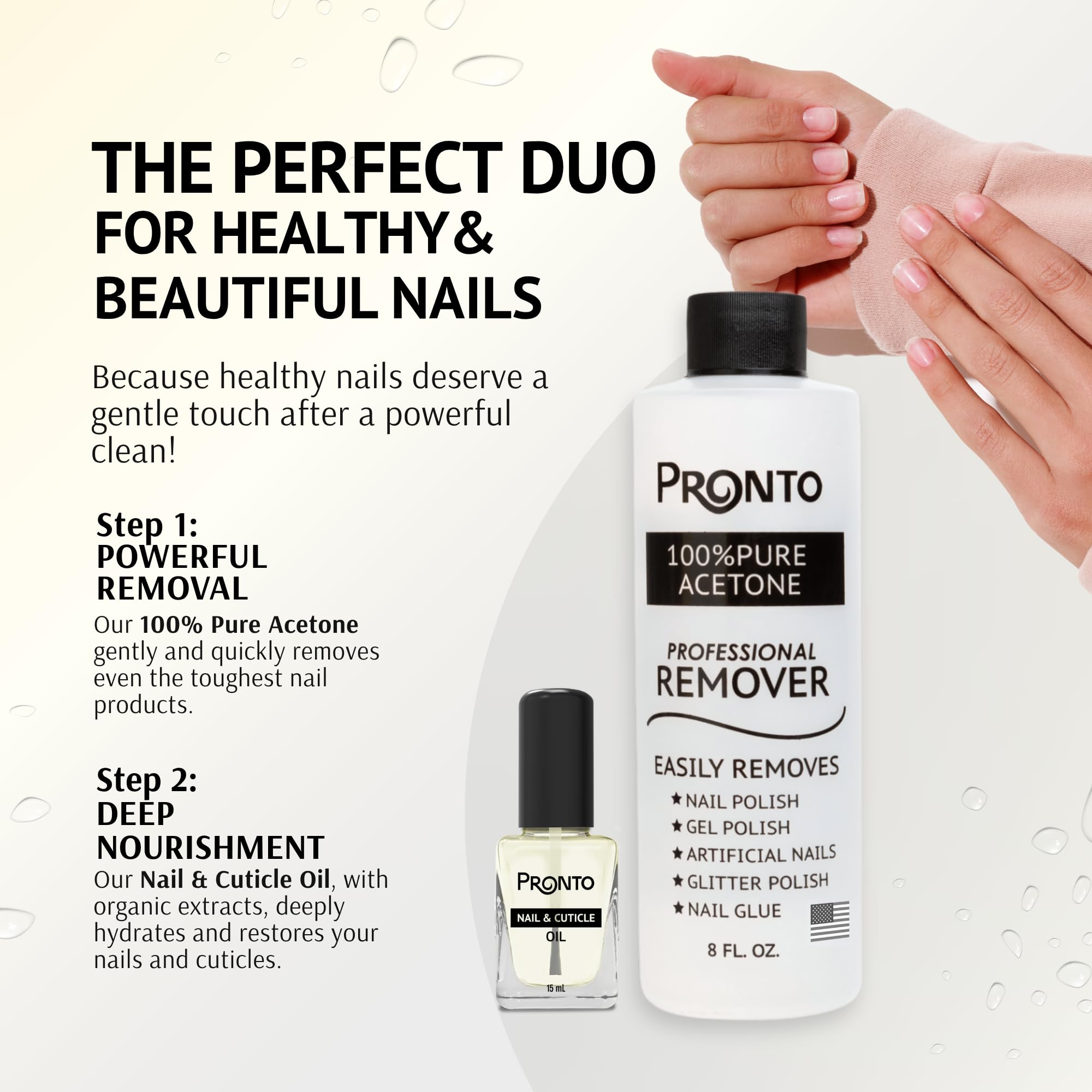 Pronto cuticle oil drops nourish nails and soothe dry cuticles