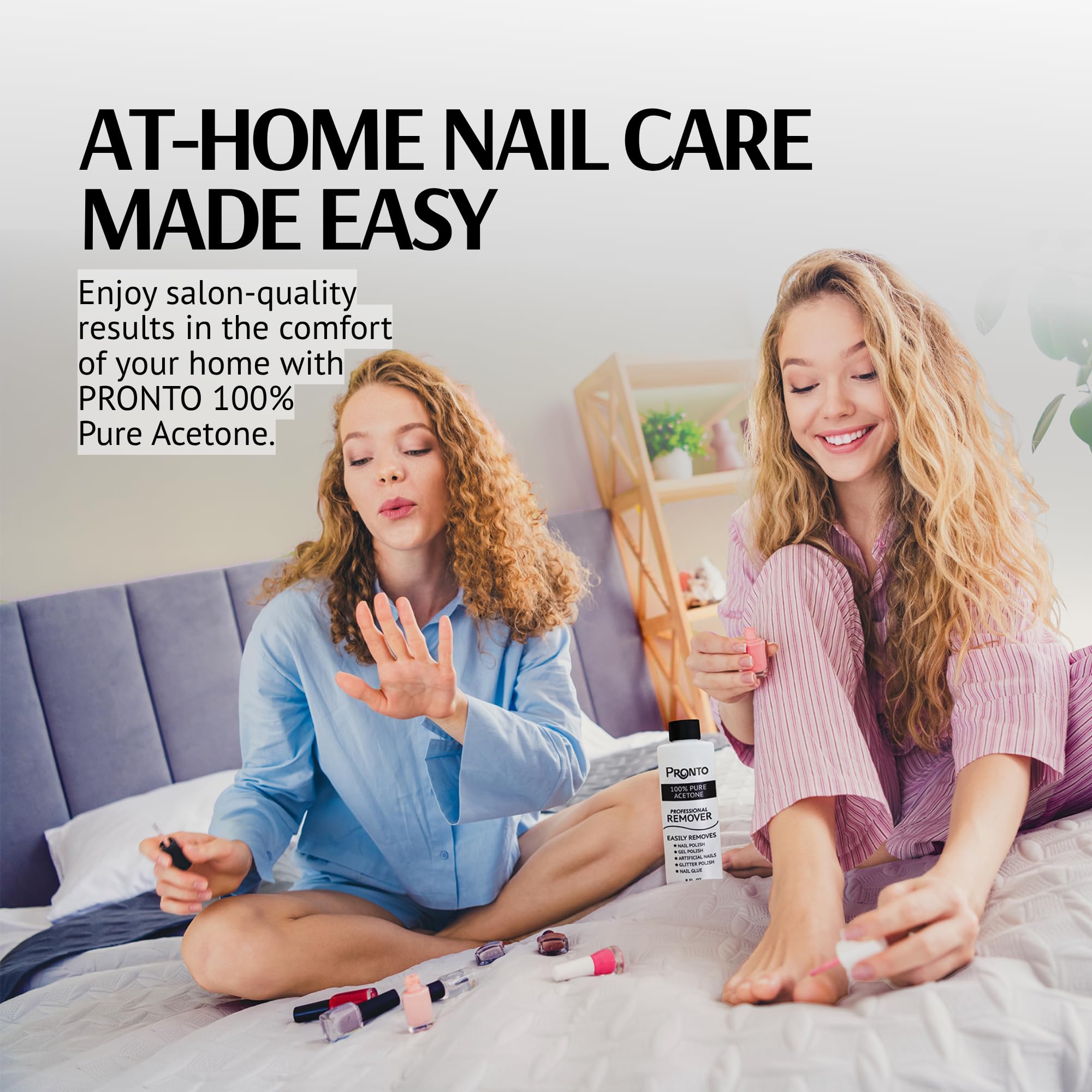 Pronto made-in-USA acetone remover 16oz bottle for salons