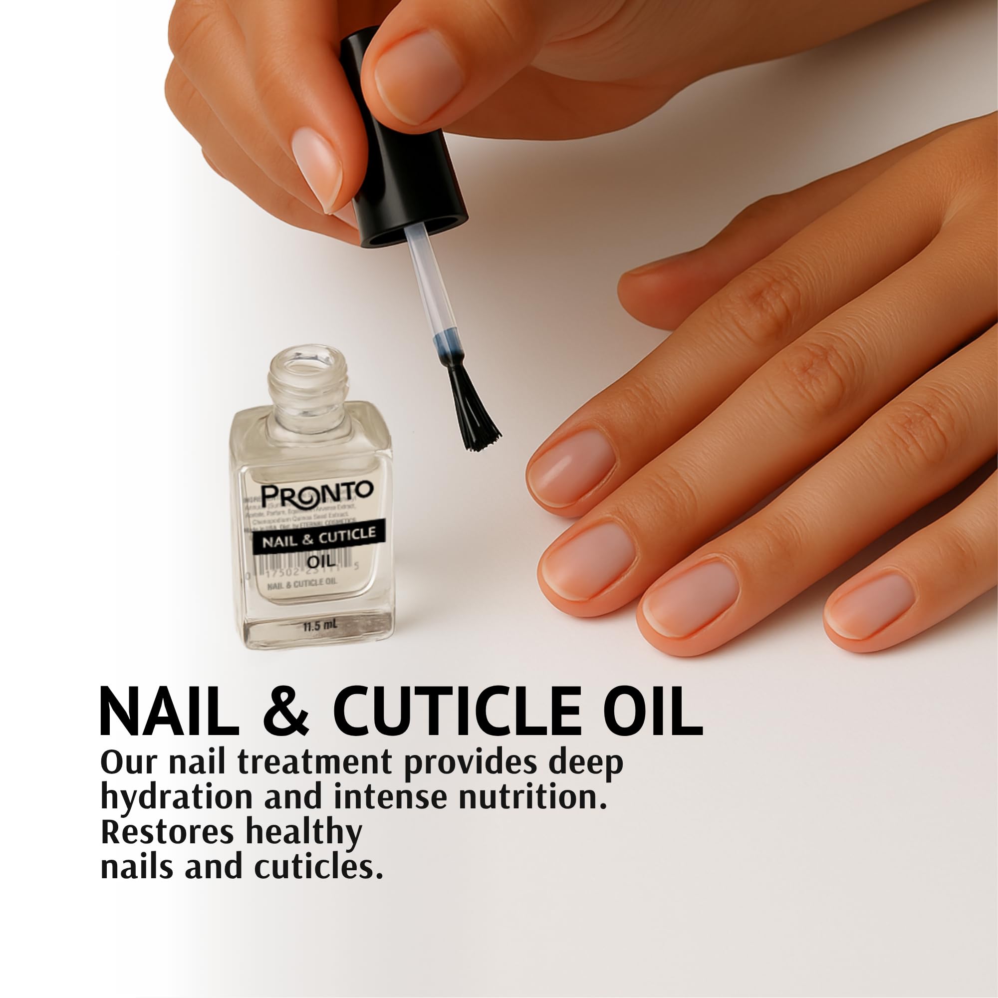 Pronto nail buffer block creating shine and even surface.