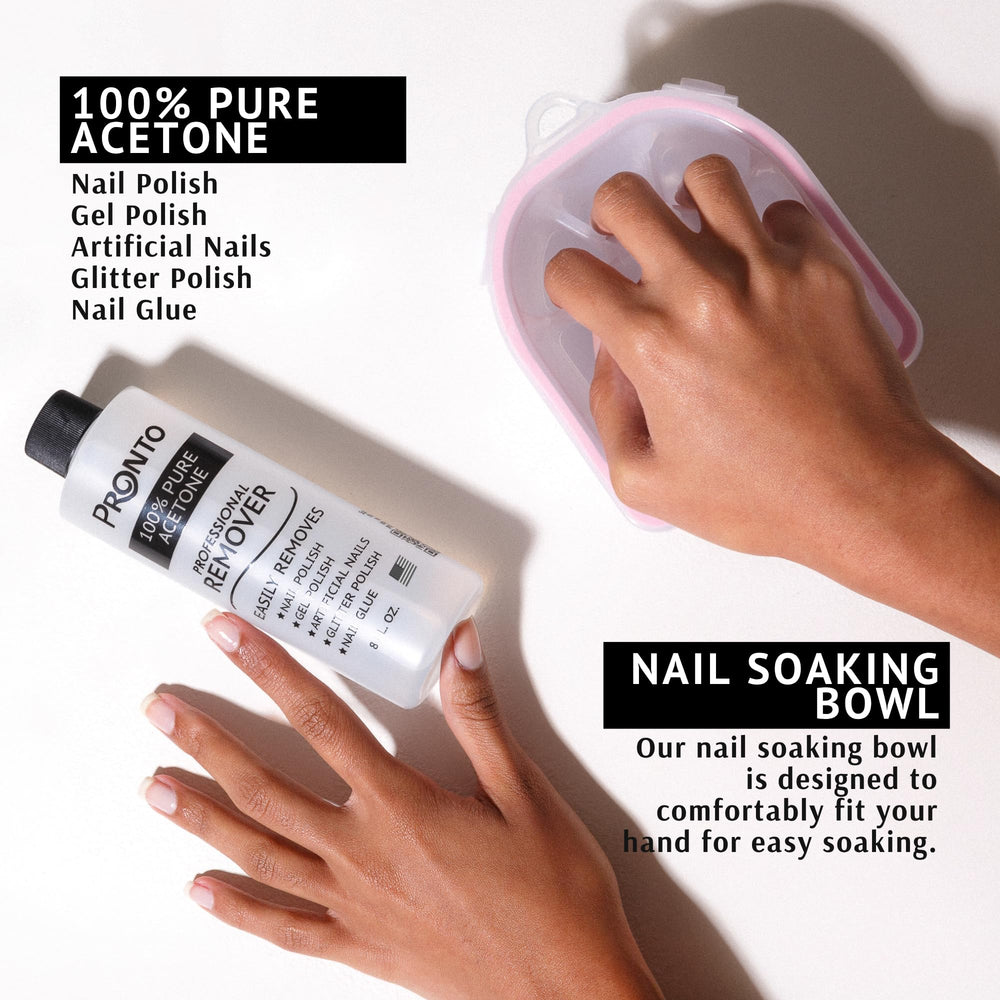 Pronto nail file delivering smooth edges for a salon finish.