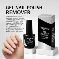 Pronto Quick Peel-Off Remover application scene showing easy polish peel