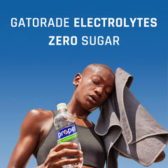 Propel Berry closeup bottle label emphasizes electrolytes and vitamins.