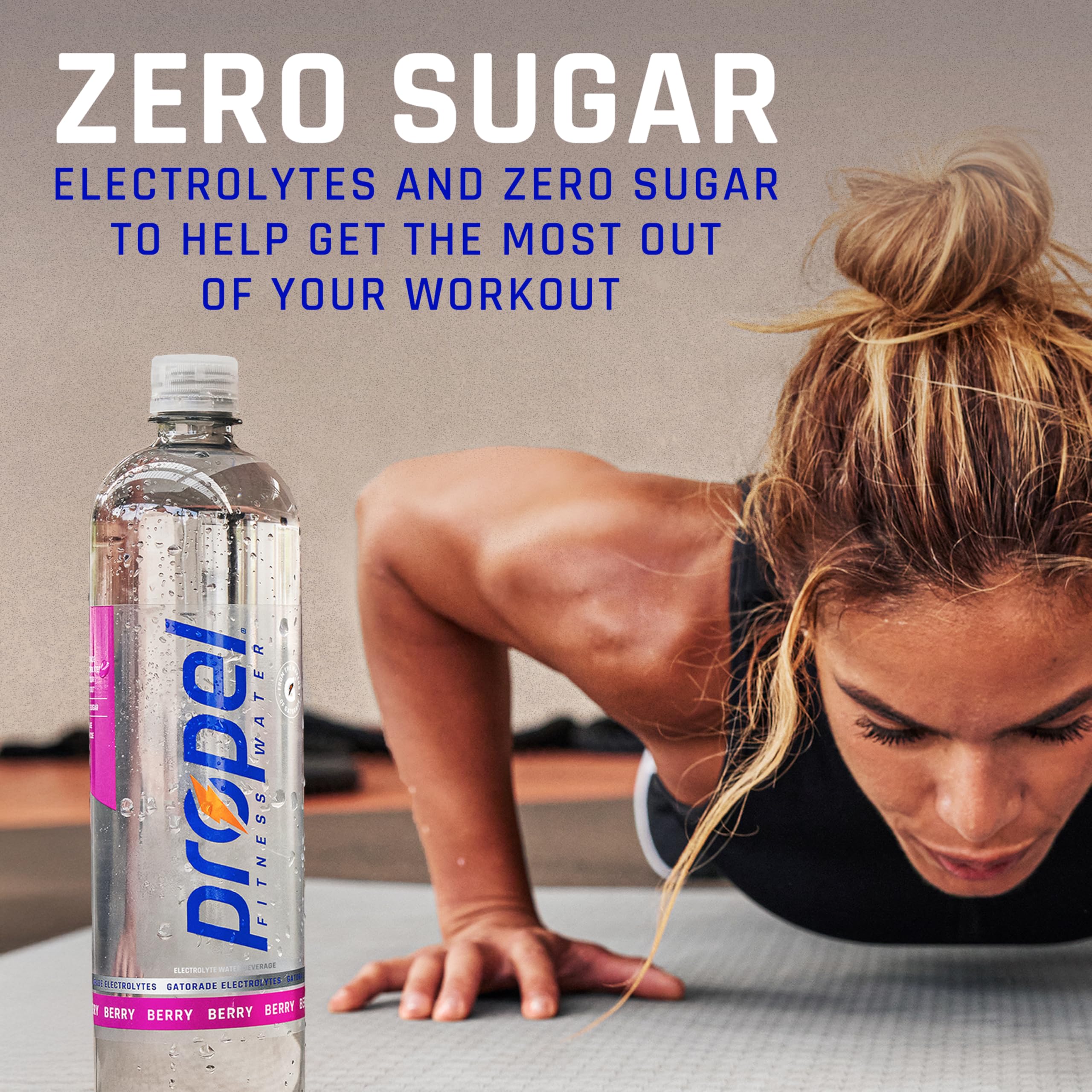 Propel 12oz bottle designed for running, cycling, and gym sessions.