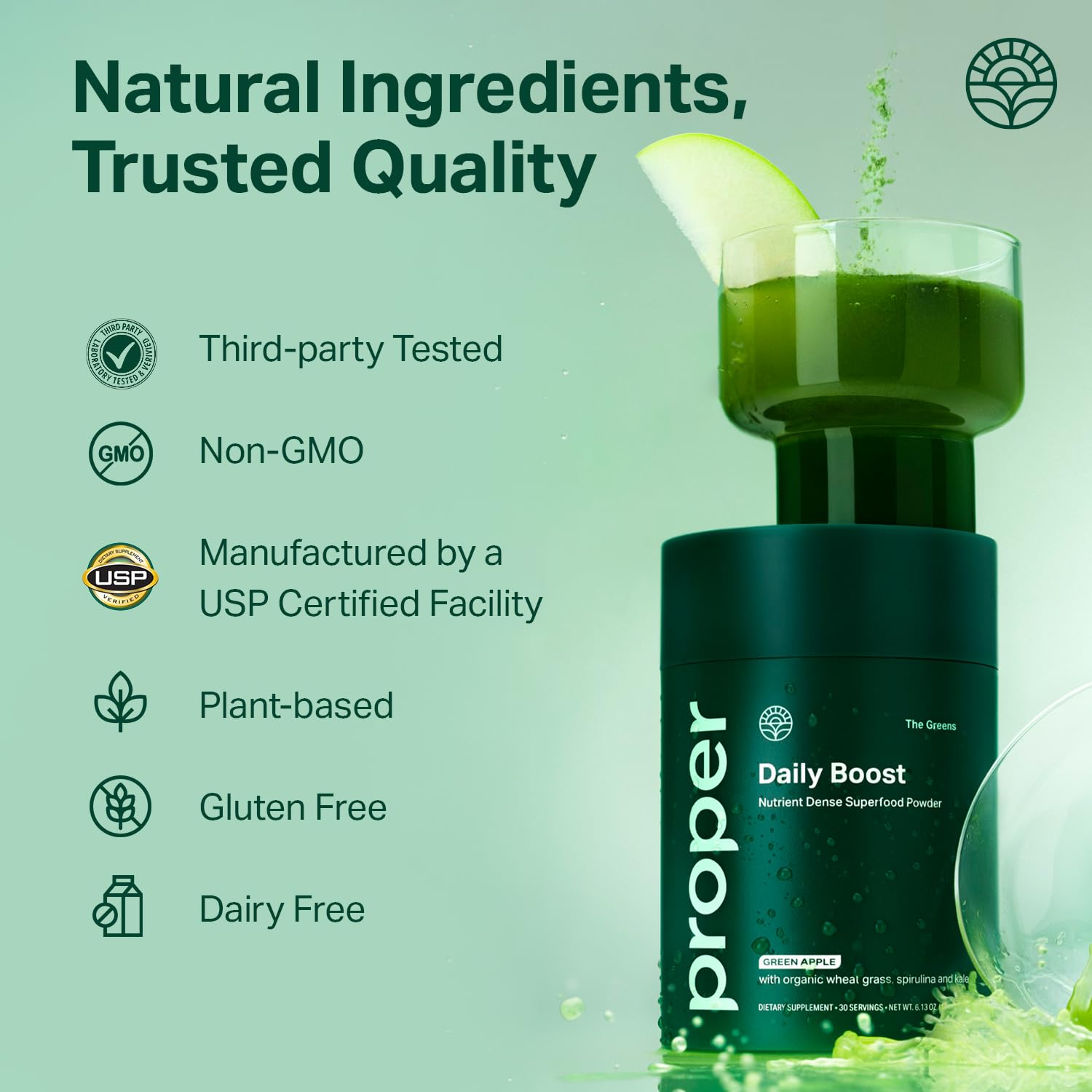 AppleActiv Organic phytonutrient blend mention on packaging.