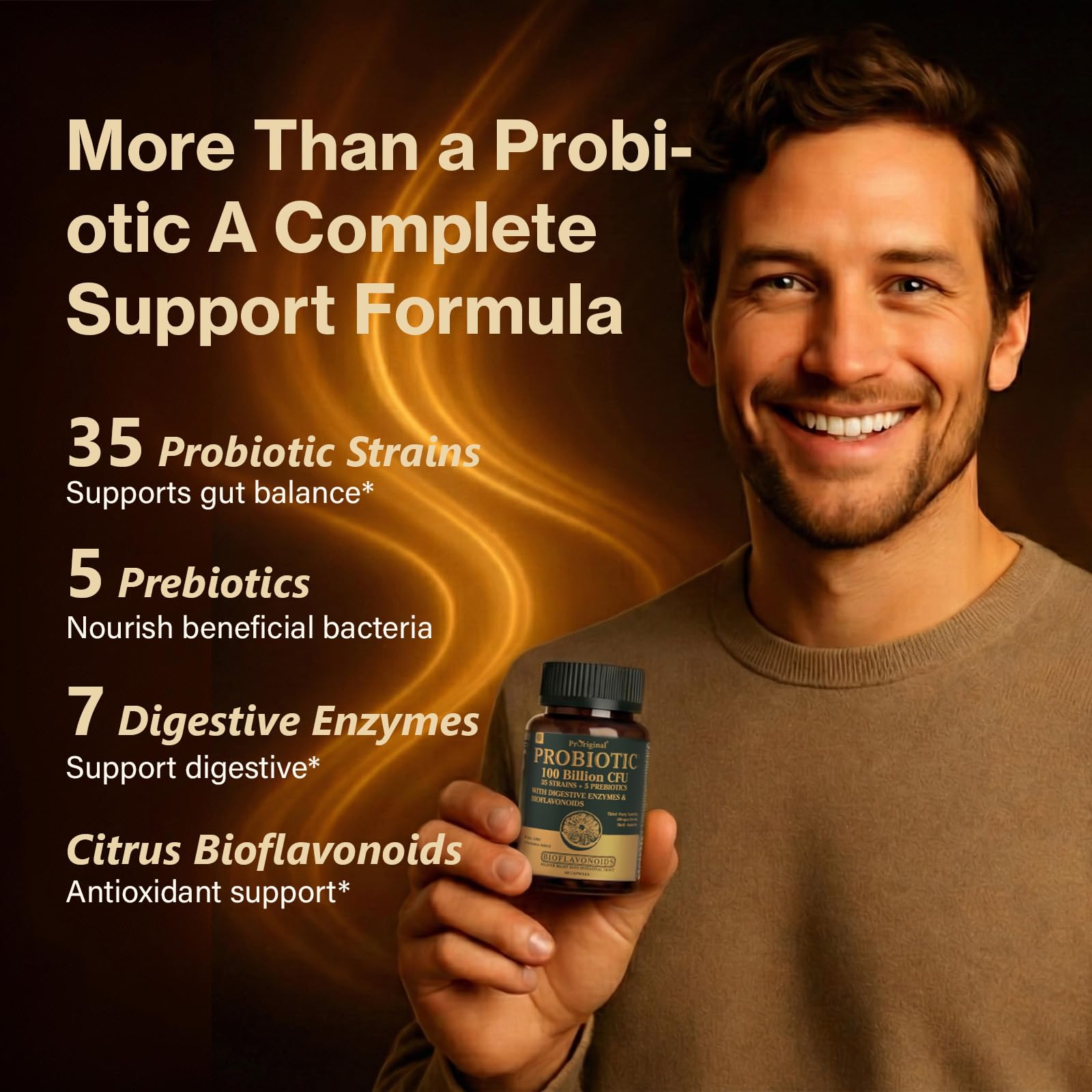 Proriginal Probiotics shelf-stable packaging works without refrigeration.