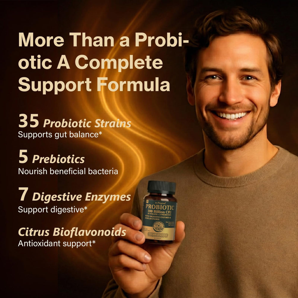 Proriginal Probiotics shelf-stable packaging works without refrigeration.