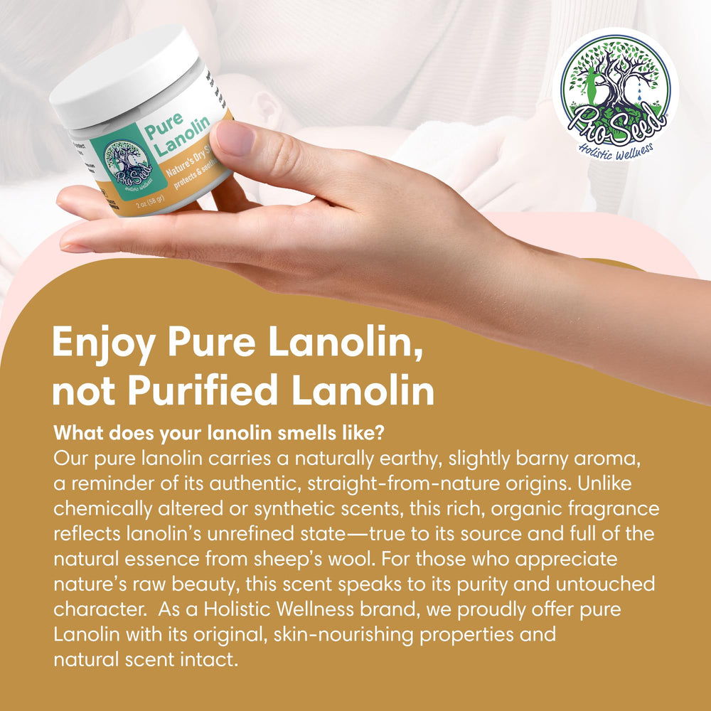 ProSeed Holistic Wellness outdoors protection against windburn with lanolin.