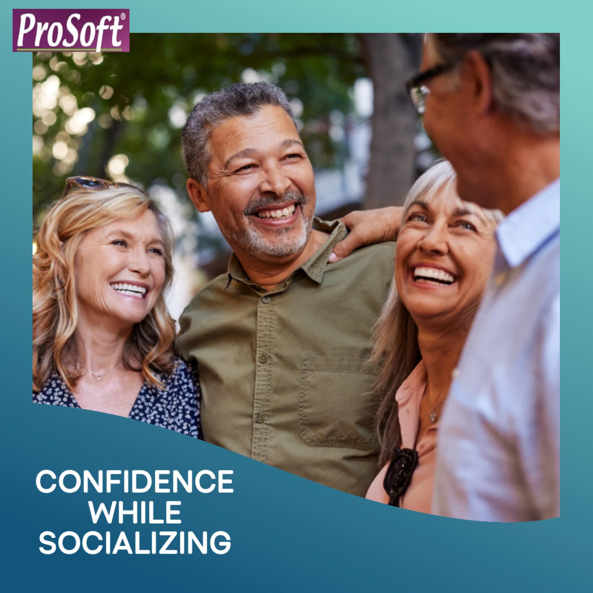 ProSoft Reliner tightens and cushions loose dentures for a secure feel.