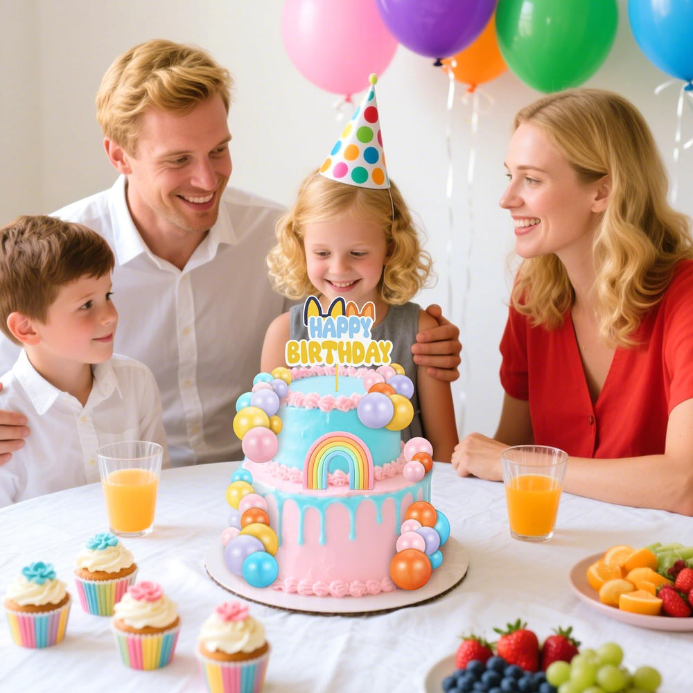ProSuites ball cake toppers multiple sizes and colors add versatile decorating options.