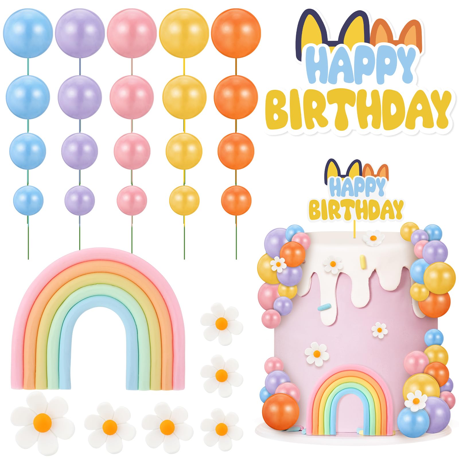 ProSuites dog-ear cake topper for birthday cakes adds playful charm and easy assembly.