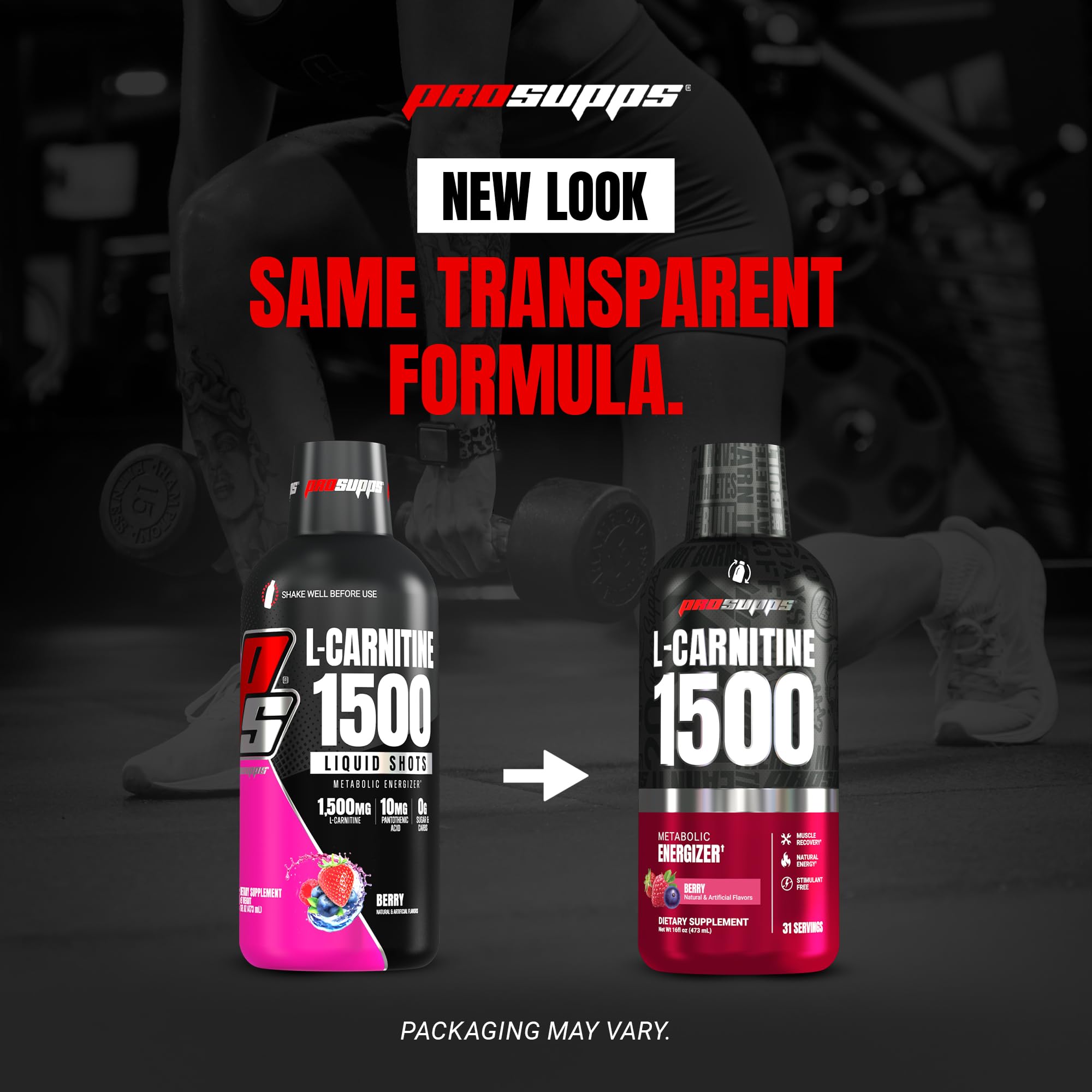 ProSupps L-Carnitine Liquid 1500 stirred into a beverage to show mixability.