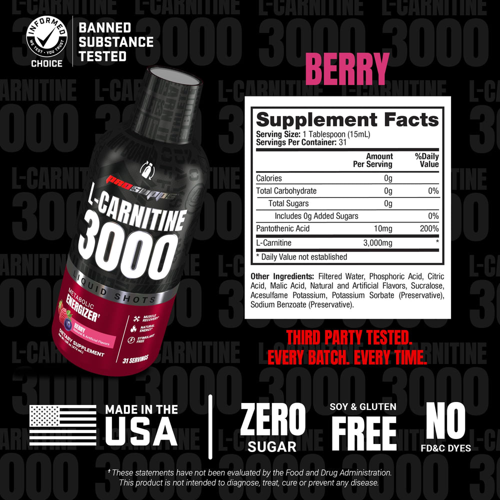 ProSupps L-Carnitine Liquid 3000 measuring spoon for precise dosing.