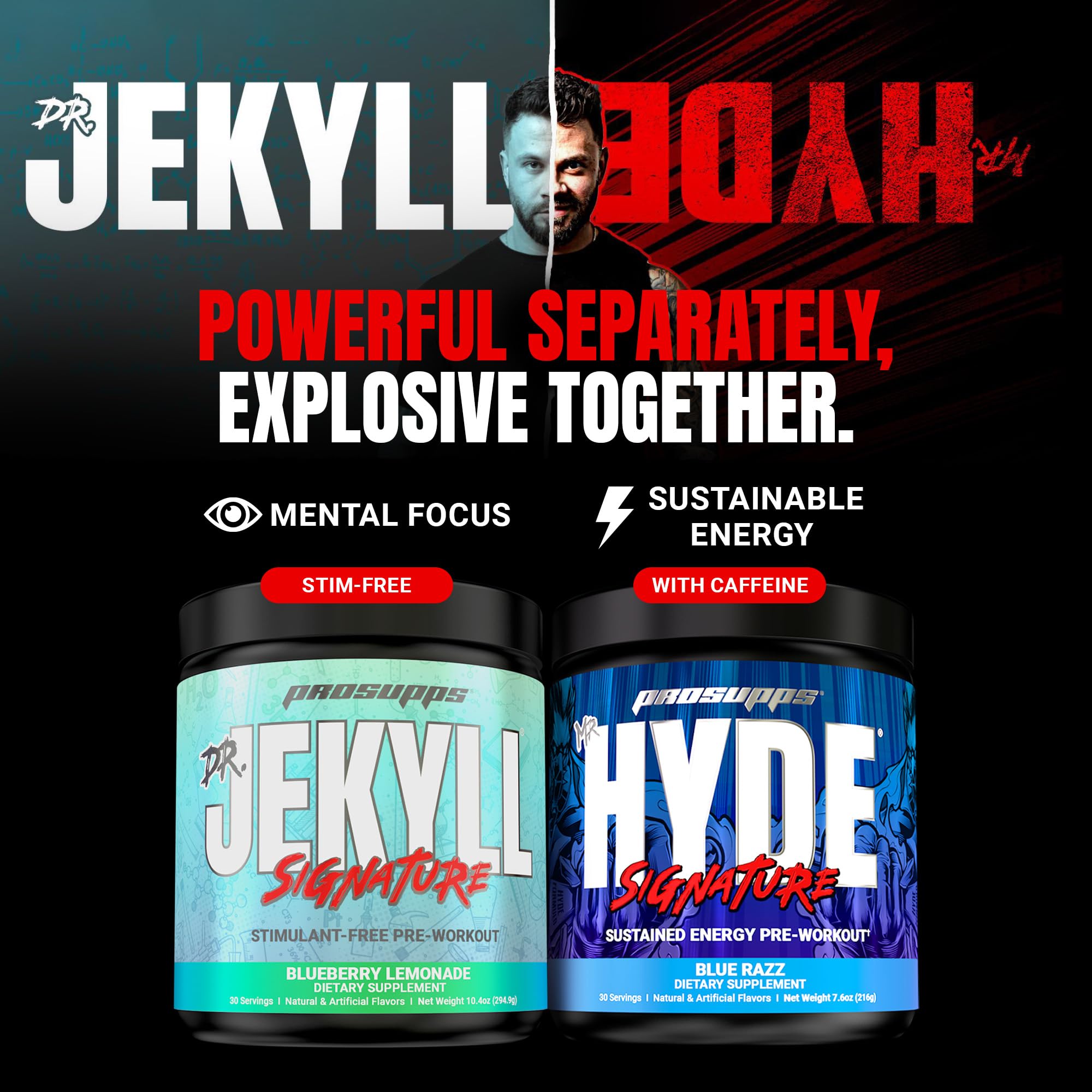 Prosupps Mr Hyde Extreme 30 servings packaging for ongoing training fuel