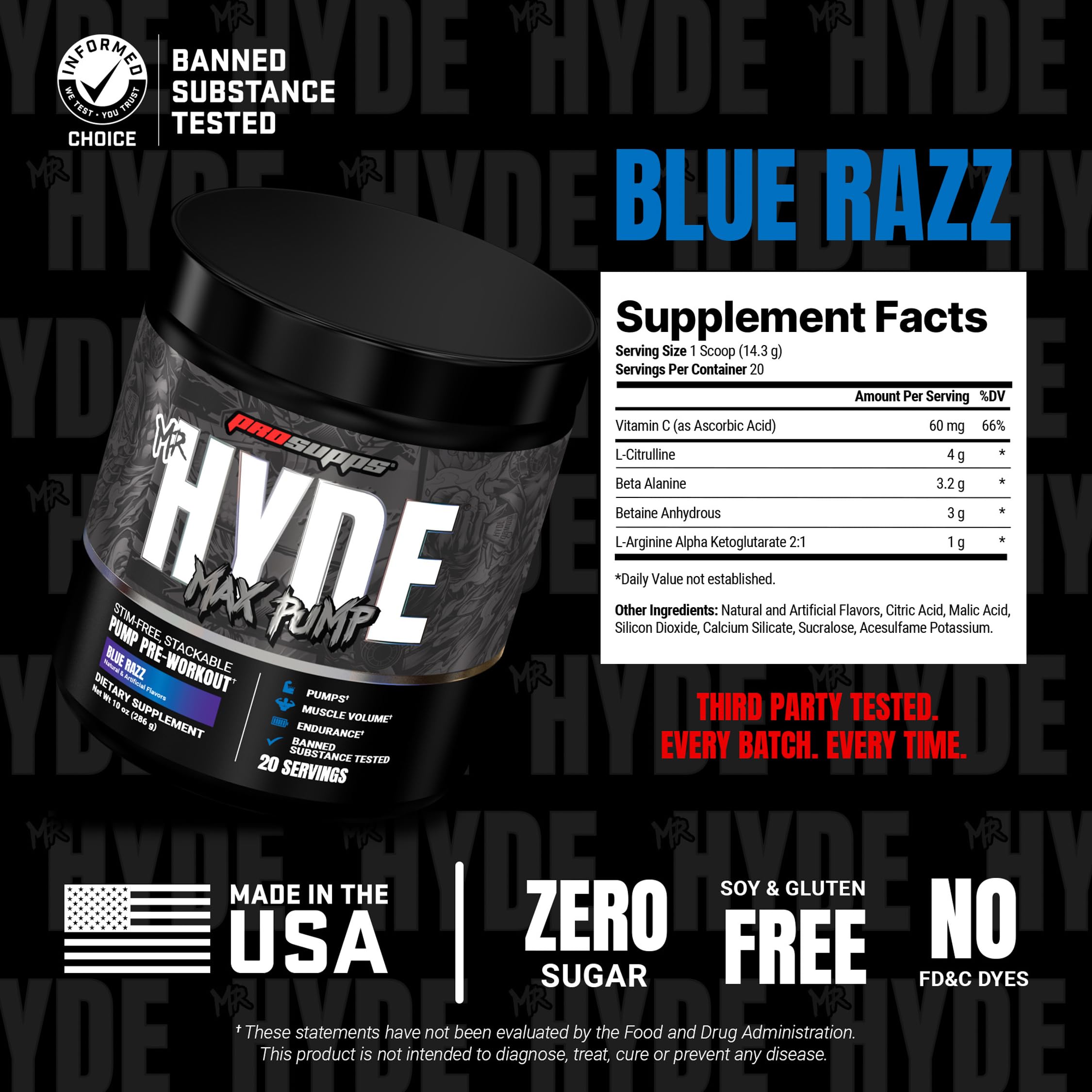 Mixed blue razz Max Pump shake ready for workout assisting vascularity.
