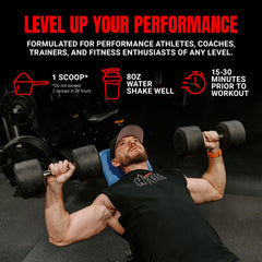 Caffeine-powered pre-workout from Mr. Hyde Signature fuels intense workouts.