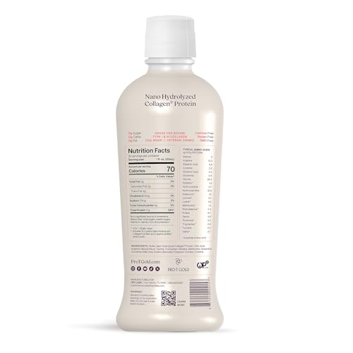 ProT Gold label close-up highlighting ingredients and 17g protein per serving.