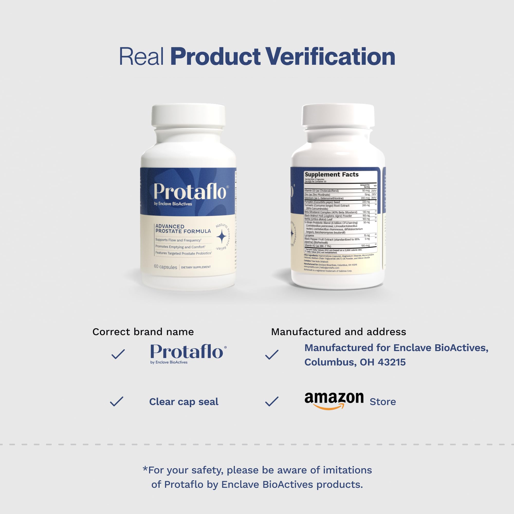 Protaflo lycopene and pumpkin seed graphic suggesting nighttime support