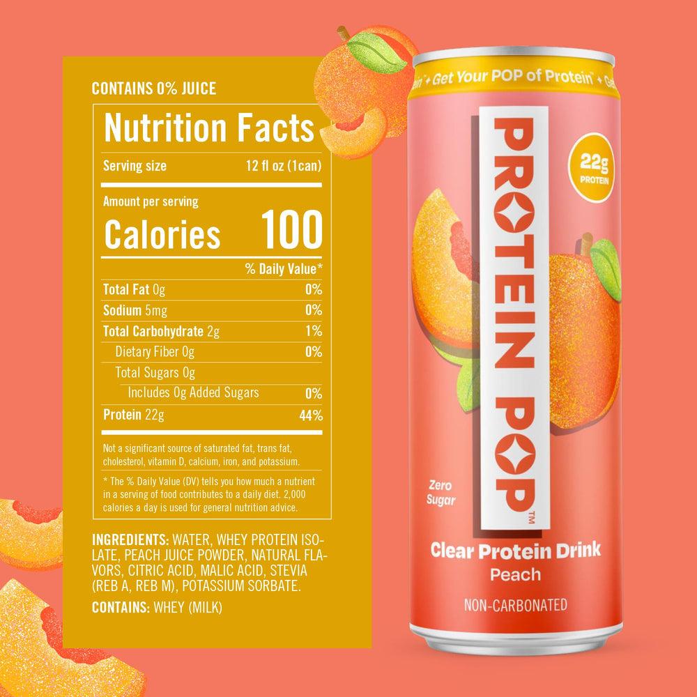 Protein Pop ice-cold pour evokes thirst-quenching between meals.