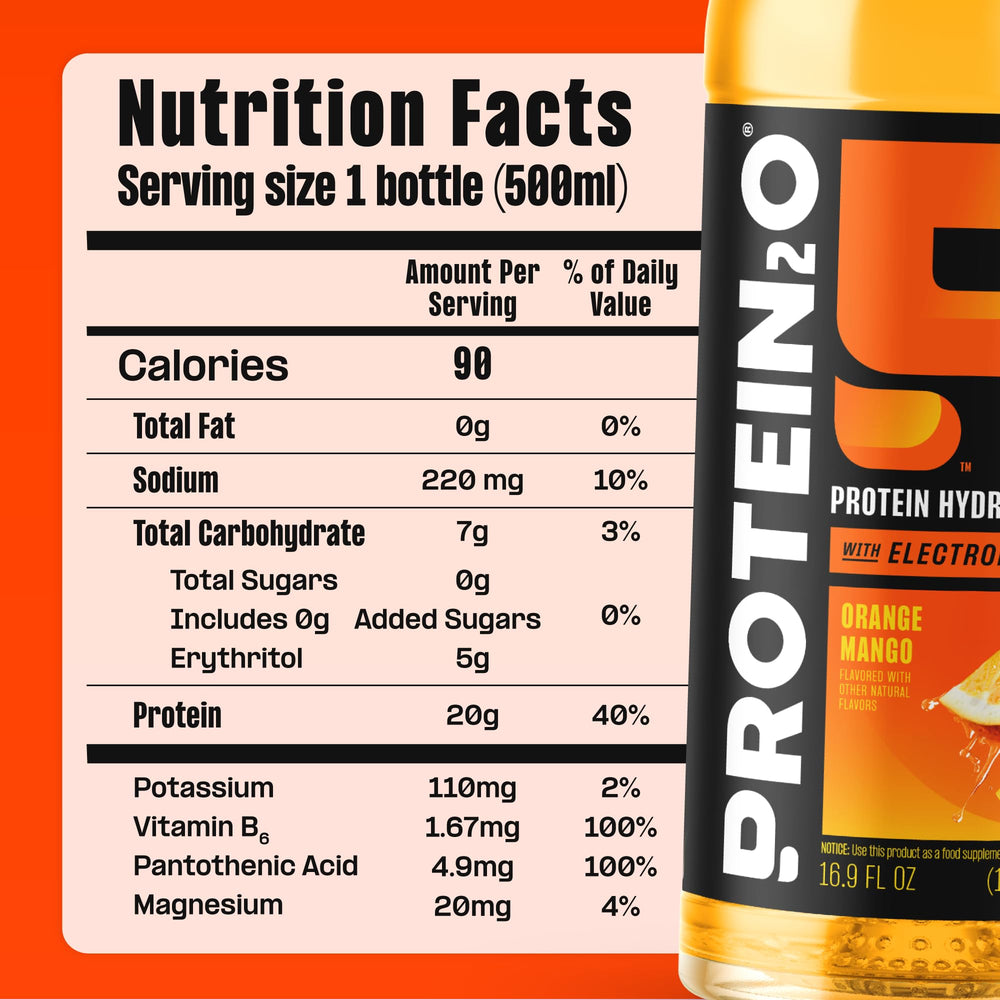 Protein2o after-workout use showcases quick hydration and protein support on the go.